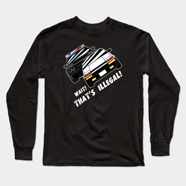 AE86 Back Long Sleeve T-Shirt by OSJ Store